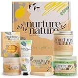 Nurture by Nature Relax & Uplift Pamper Gifts for Women – 6 Piece Luxury Spa Gift Set with Soap, Body Scrub, Hand Cream & More – Vegan & Cruelty Free Self Care Kit, Relaxation Gifts for Her & Mum