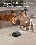 eufy X10 Pro Omni Robot Vacuum Cleaner with Mop, All-in-One Station, 8,000Pa Powerful Suction, Dual Mops, AI Obstacle Avoidance, Auto Mop Washing, Auto-Hot-Air-Drying, Auto-Emptying, Auto-Refilling