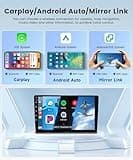 4G+64G Double Din Car Stereo Radio Android 13 Wireless Carplay Andorid auto Mirror Link, Rimoody 9'' HD Touchscreen GPS WiFi Bluetooth FM/RDS EQ-32 SWC Split screen Backup Camera
