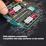 【DDR3 RAM Laptop Only】GIGASTONE 16GB Kit (2x8GB) DDR3/DDR3L 1600MHz (1333MHz) PC3-12800 (PC3-10600) CL11 1.35V/1.5V 2Rx8 SODIMM 204 Pin Unbuffered Non ECC High Performance Notebook Memory Upgrade