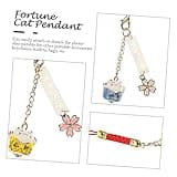 jojofuny 4sets Lucky Cat Mobile Phone Hanging Accesorios Para Telefonos Celulares Phone Embellishment Luck Cat Phone Pendant Phone Hanging Decor Lanyards Locket Cellphone Pendant Grip 3pcs*4