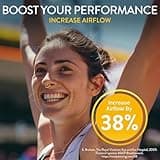 Turbine Nasal Dilator for Athletes - Pack of 3 Starter Turbine Dilators Designed for Athletic Training - Increase Airflow To Lungs by 38% During Exercise, Sports Training, Cycling & Running