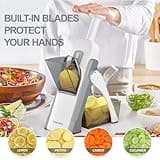 SUPMAKIN Safe Mandoline Slicer for Kitchen, Adjustable Potato Slicer, Mandolin Food Slicer, French Fry Cutter, Kitchen Chef Meal Prep (JUST SLICE)