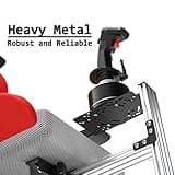 EG STARTS Flight Sim Chair Mounts Center Joystick Chair Mount For T-Flight Hotas 4 & Warthog Flight Stick & T16000M FCS & TCA Sidestick Airbus Edition & VKB Gunfighyrt pro MK 3 Stick