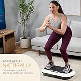 LifePro Waver Vibration Plate Exercise Machine for Full Body Workout, 99 Speed Levels, Resistance Bands, Remote, Home Fitness and Weight Loss Platform