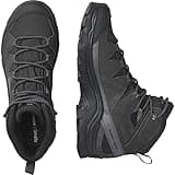 SALOMON Men's Quest Rove Gore-tex Hiking Shoe, Black Phantom Magnet, 10 UK