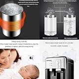 Water Cooler Dispenser with Ice Maker - Hot & Cold Water Dispenser for Home, Office, or Dormitory - Electric Water Cooler with Ice Making Capability
