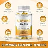 Slimming Gummies Weight Loss Supplement to Help Boost Metabolism & Appetite Control-Ketogenic Natural Weight Loss Support Pills for Women & Men-Non-GMO, Vegan-60 Gummies