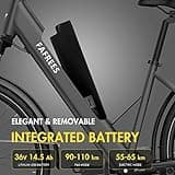 Fafrees Official Store Electric Bike F28 PRO 27.5" E-Bike 250W, Electric Bicycle for Adults with 36V 14.5Ah Removable Battery, 25KM/H Speed, 7-Speed E-Mountain Bike, Unisex UK Commuter