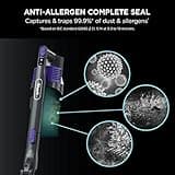 Shark Cordless Stick Vacuum Cleaner with Anti Hair Wrap, Up to 40 mins run-time, Flexible Vacuum Cleaner with Pet Tool, Crevice Tool & Upholstery Tool, Purple IZ202UKT