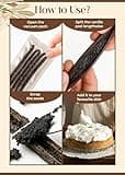 Organic Premium Madagascan Vanilla Pods | Grade A Vanilla Beans in Airtight Tin | Gourmet Sticks for Baking (25 Pods, 11-14cm) | 5 x 5 Vacuum Packs Inside | Vanillabazaar