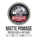 Uppercut Deluxe Matte Pomade Hair Styling Product For Men With A Medium Hold, No Shine Water Based Matte Hair Styling Product Easy Wash Out, No Residue 100g