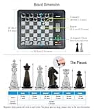 Vonset L6 Computer Chess Electronic Chess Board with Piece Position Display, Electronic Chess, Computer Chess Board with LED Light Chess Board Set for Adults and Kids for Beginners and Chess Lovers