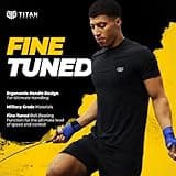 Titan Armour® Self-Locking & Adjustable, Adult Speed Skipping Rope | 2 x Steel Ropes 2.5mm & 3mm Thickness & Travel Case | Pro Jump Rope: Fitness, Crossfit, Boxing, MMA | UK Brand (Black-2)