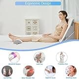 YIHATA Bed Wedge Pillow, 12-in-1 Memory Foam Sleeping Support Pillow with Headrest Adjustable Incline Cushion for Acid Reflux, Gerds, Back Pain, Snoring, Leg Elevation with Washable Cover