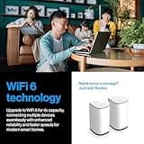 Linksys Velop Micro Mesh WiFi 6 Add-on Node - Dual Band WiFi Range Extender & Booster up to 139 sq.m. Home Coverage - Faster Speed for 150+ Devices - Expands Existing Linksys Internet Network, 1-Pack