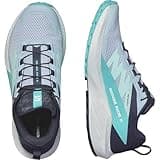 Salomon Women's Sense Ride 5 Hiking shoe, Cashmere Blue Carbon Peacock Blue, 6 UK