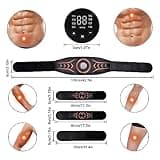EMS Muscle Stimulator, ABS Trainer Muscle Stimulator, Abdominal Muscle Toner Electronic Toning Belts, 8 Modes 25 Intensity Levels for Women Men Abdomen Arm Leg