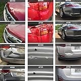 PDR TOOLS Dent Removal Rods,Dent Repair Tools Kit Car Crowbars with 10 Rods, LED Lined Dent Board, Upgraded T-Bar Dent Puller for Hail Damage and Car Dents