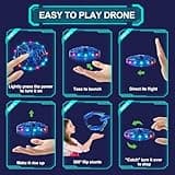 ETPlanet Hand Operated Flying Toy Drone for Kids, 360° Hands Free Motion Sensors Mini Drone with Cool LED Lights, Easy Indoor Small UFO Toy Flying Ball Drone for 6 7 8 9 10+ Year Old Boys and Girls