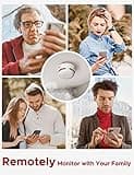 X-Sense Wi-Fi Smoke Alarm for Home with Replaceable Battery, Smart Smoke Alarm Compatible with X-Sense Home Security App, Compliant with EN 14604 Standard, XS01-WX, 1-Pack