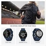 Garmin Forerunner 255 GPS 46mm Running Smartwatch, Lightweight, Advanced Training & Insights, Safety & Tracking Features, up to 14 days Battery Life, Slate Grey