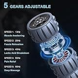 KINGFIT VF2 Vibrating Foam Roller 5 Speed Electric Remote Control Foam Roller Physical Deep Tissue Massage Exercise Recovery Muscle