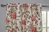 ILIV Sundour Linden Eyelet Curtains Ring Top Curtain Pair Cream 90x90 (229x183cm)