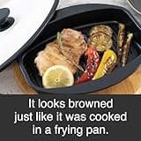7-in-1 Microwave Grill Pan with Lid (M) size - Pariju Nonstick Cookware for Quick, Healthy Meals