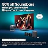 Hisense 65 Inch Mini-LED Smart TV 65U8NQTUK, Quantum Dot Colour, Dolby Vision IQ & Atmos, iMax Enhanced, 2.1.2 Channel Speakers and Vidaa OS with Freely, Youtube, Netflix and Disney+ (2024 Model)