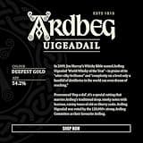 Ardbeg Uigeadail, Islay Single Malt Scotch Whisky, Peaty & Smokey, Gift Box,70cl