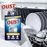 Oust Dishwasher & Washing Machine Descaler, Removes Limescale & Odour, Pack of 6