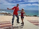 Skyrunner Adult Kangaroo Shoes Jumping Stilts Fitness Exercise (155~200 Ibs/70~90kg) Bouncing shoes (Black)