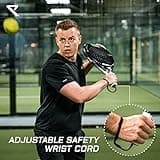 RYZE PEGASUS Padel Racket in 100% Carbon Fiber - Max Power + Control - Pro Paddle Racket for Adults EVA-17 Flex Foam - 360g Light & Durable - Paddle Tennis Racket + Free Carry Case Included