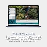 Dell Inspiron 16 5645 Laptop 16" FHD+ Display, AMD Ryzen 7 8840U, Radeon Graphics, 16GB RAM, 1TB SSD, Windows 11 Home, Fingerprint Reader, English-UK Backlit Keyboard, Midnight Blue