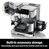 Ninja Luxe Premier 3-in-1 Coffee Machine, Latte, Cappuccino, Cold Brew & Espresso Maker With Built in Bean Grinder & Milk Frother, Easy to Use, 4 Automated Froth Presets, Silver, ES601UK