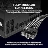 CORSAIR RM850x Fully Modular Low-Noise ATX Power Supply – ATX 3.1 Compliant – PCIe 5.1 Support – Cybenetics Gold Efficiency – Native 12V-2x6 Connector – Black