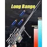 Funthy Sniper Rifle Foam Blaster with 20 Soft Balls, Bolt Action Sniper Rifle Dart Blaster with Detachable Scope, Blaster Game Set for Boys, Shell Ejection Soft Bullet Toy Gun Kids and Adults – AWM