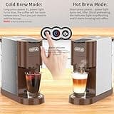 KOTLIE 5 in 1 Coffee Machine for Nespresso Original/Dolce Gusto/Lavazza Mio/L’OR/Ground Capsule and ESE Coffee Pods,19Bar multi-Capsule Coffee Machine AC-513HF