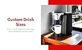 KPod K-Cup Compatible Coffee Machine, 21 Pod Starter Kit Bundle, K-Cup Compatible, UK Plug, Push Button Controls, Energy Saving Mode, Long Coffee Maker, Black