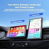 Avylet 7'' Wireless Car Stereo with Apple Carplay & Android Auto, Portrait & Landscape Screen, OTA, Magnetic Mount, Portable Car Stereo, GPS Navigation, Bluetooth/Voice Control/Mirror Link