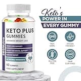 Keto Plus Gummies Weight Loss, Advance Weight Loss Support, 60 Gummies 1 Month Supply