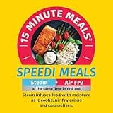 Ninja Speedi 12-in-1 Multi-Cooker, Air Fryer and Slow Cooker, 5.7L Cooking Pot, Meals for 4 in Minutes, Air Fry, Steam, Grill, Bake, Roast, Sear, Slow Cook and More, Stone Gold ON500UKSTGD