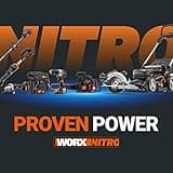WORX Nitro HydroShot WG633E 20V High-Flow Cordless Portable Pressure Cleaner Power Washer with Brushless Motor Up to 56 Bar Pressure, IPX7 Waterproof Battery, Charger, Multi-Spray Nozzle & Accessories