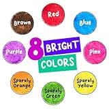 Chalkola 8 Washable Dot Markers for Toddlers 1-3 | with 20 Page Coloring Activity Book Kit, Bingo Dabbers | Preschool Paint Dot Art Set - Toddler Arts and Crafts Supplies for Kids Ages 2-4 Years Old
