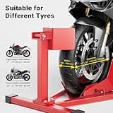 Motorcycle Front Wheel Chock for 17-21” Tyres with 60-160mm Width as Mounting Stand for Safe Storage