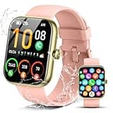 Smart Watch for Men Women Make/Answer Calls, 1.96'' HD Fitness Watch with 110+ Sports Modes, Heart Rate Sleep Monitor Activity Fitness Tracker Step Counter Smartwatch for Android iOS,Pink