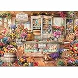Ravensburger All Seasons Flower Shop 1000 Piece Jigsaw Puzzles for Adults and Kids Age 12 Years Up