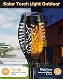 KALAHOL Solar Light Outdoor Garden, 8 Pack Solar Flickering Dancing Flame Lights IP65 Waterproof, Solar Torch Lights Dusk to Dawn Auto On/Off, for Garden, Pathway, Patio, Yard, 52CM Tall