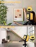 Nikotek Green Laser Level with Tripod, Self-Leveling Bright Green Beam Horizontal and Vertical Cross Line Laser for Home Decoration DIY etc.Carrying Pouch Battery&Tripod Included